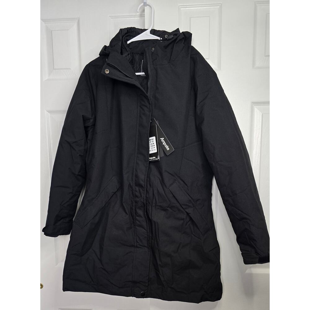 Ampake Women's 3 in 1 Black Winter Jacket- Size Medium